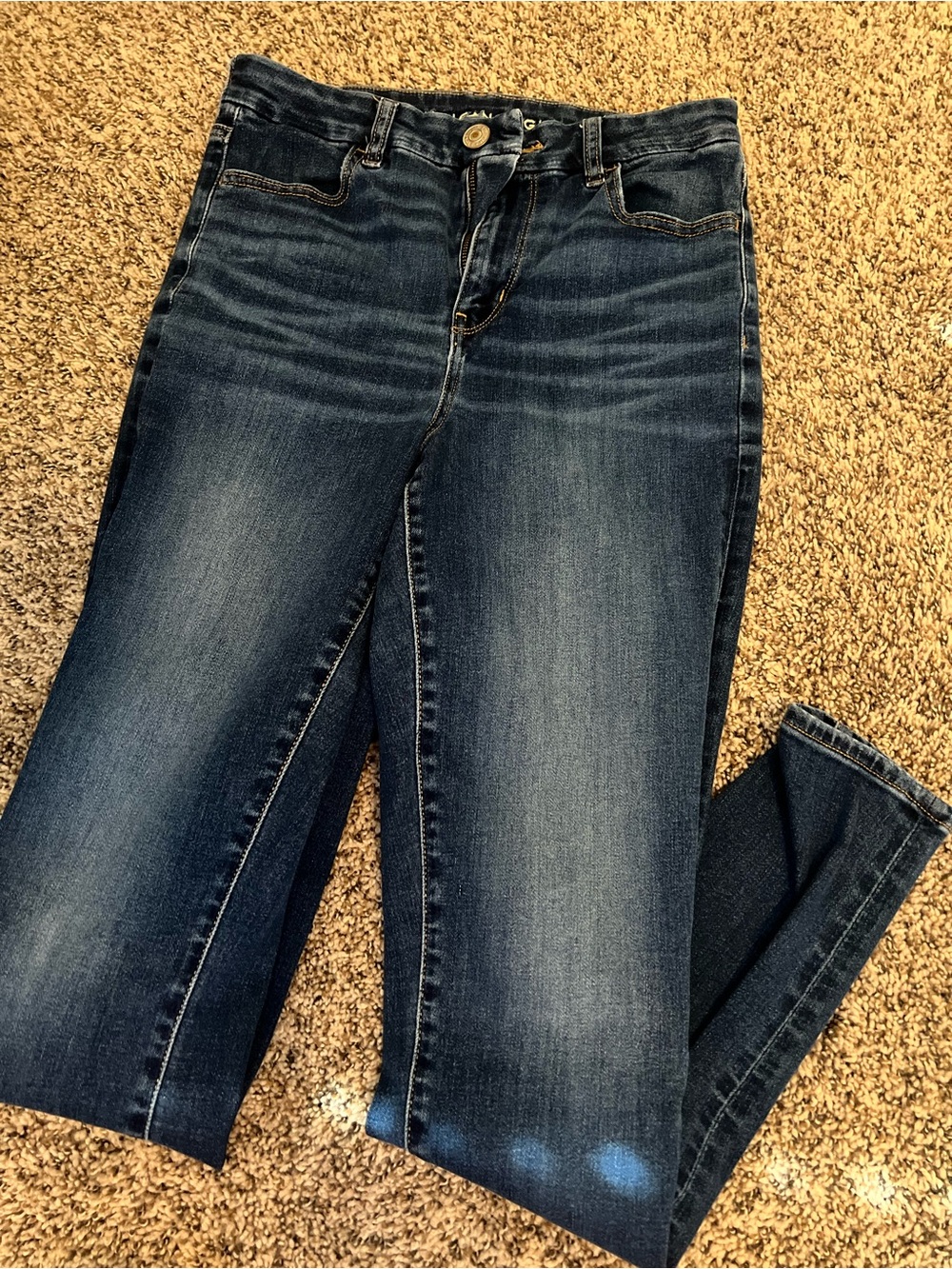 Women’s Dark Blue Stretch Skinny Jeans